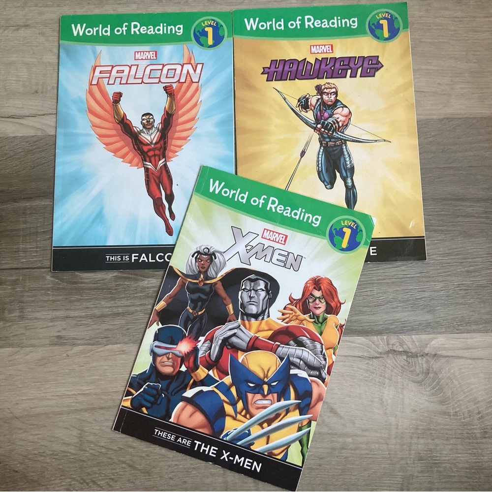 ❤️ Marvel World Of Reading Level 1 Books